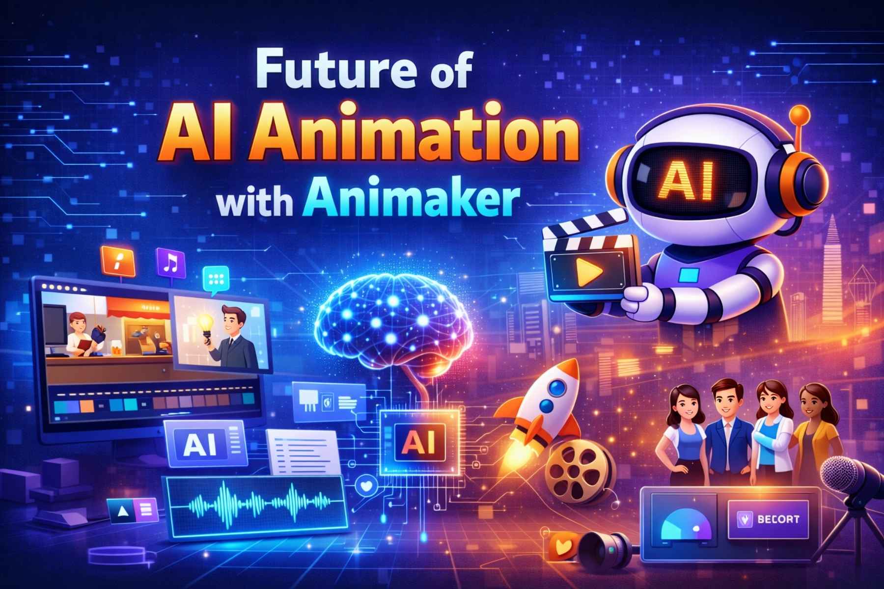Future of AI Animation with Animaker AI Tool