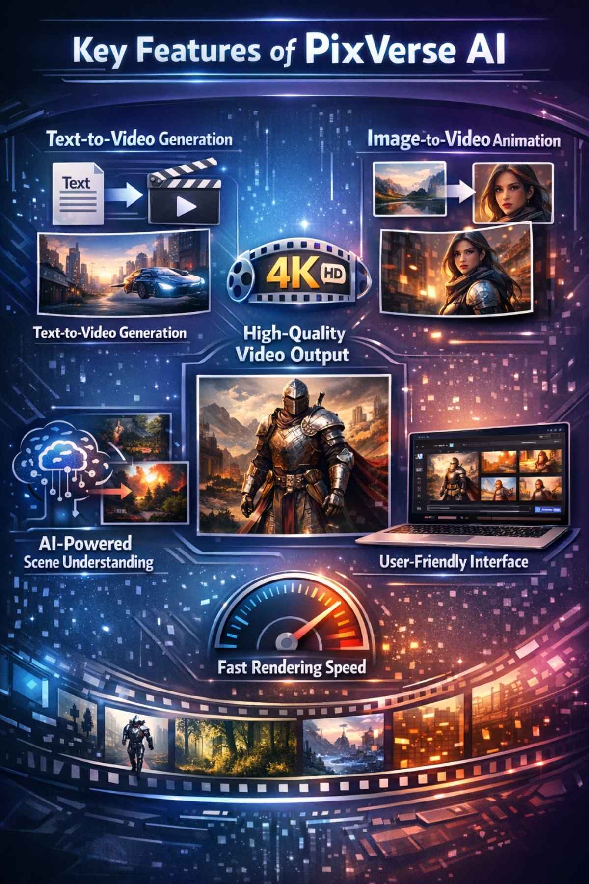 Key Features of PixVerse AI