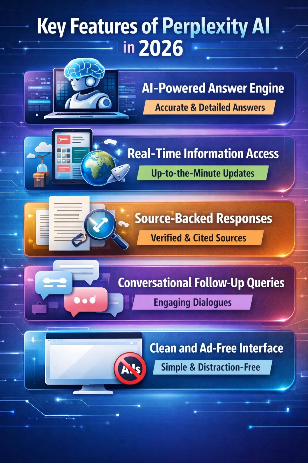 Key Features of Perplexity AI Tool in 2026