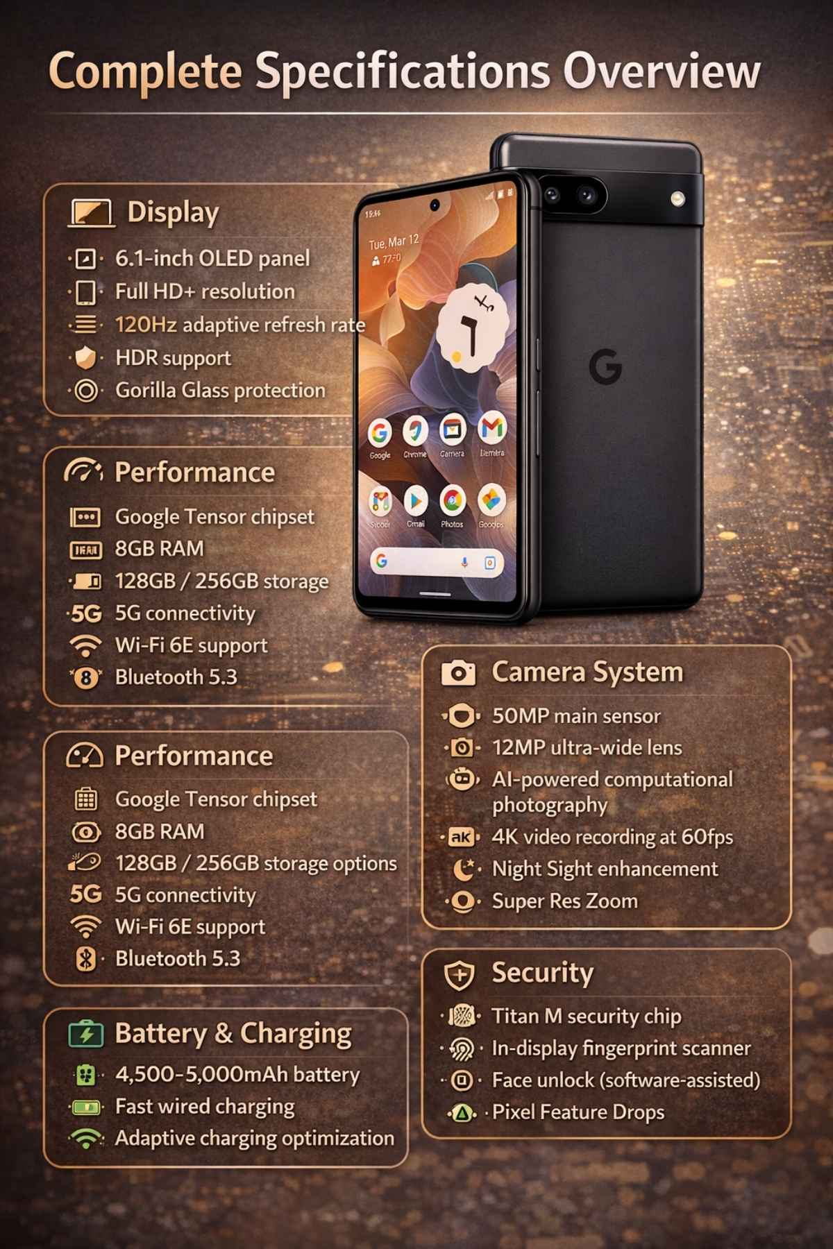 Complete Specifications Overview