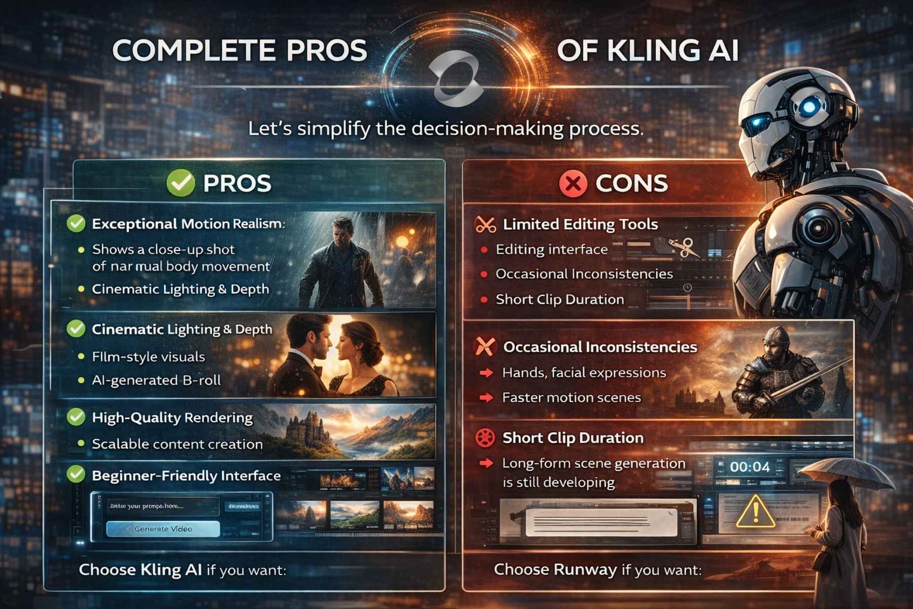 Complete Pros and Cons of Kling AI