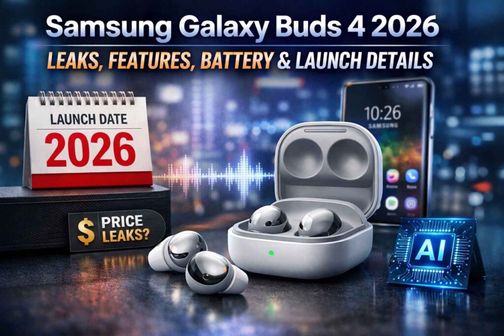 Samsung Galaxy Buds 4 2026 Latest Leaks, Features, Battery Life & Launch Details