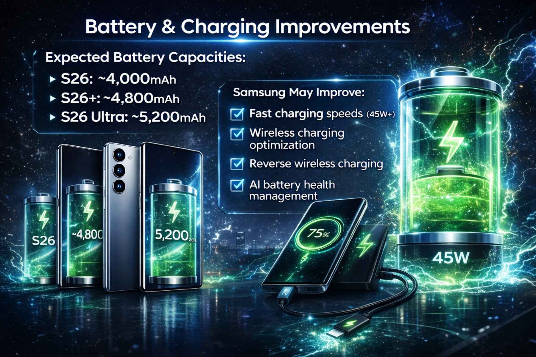 Battery & Charging Improvements