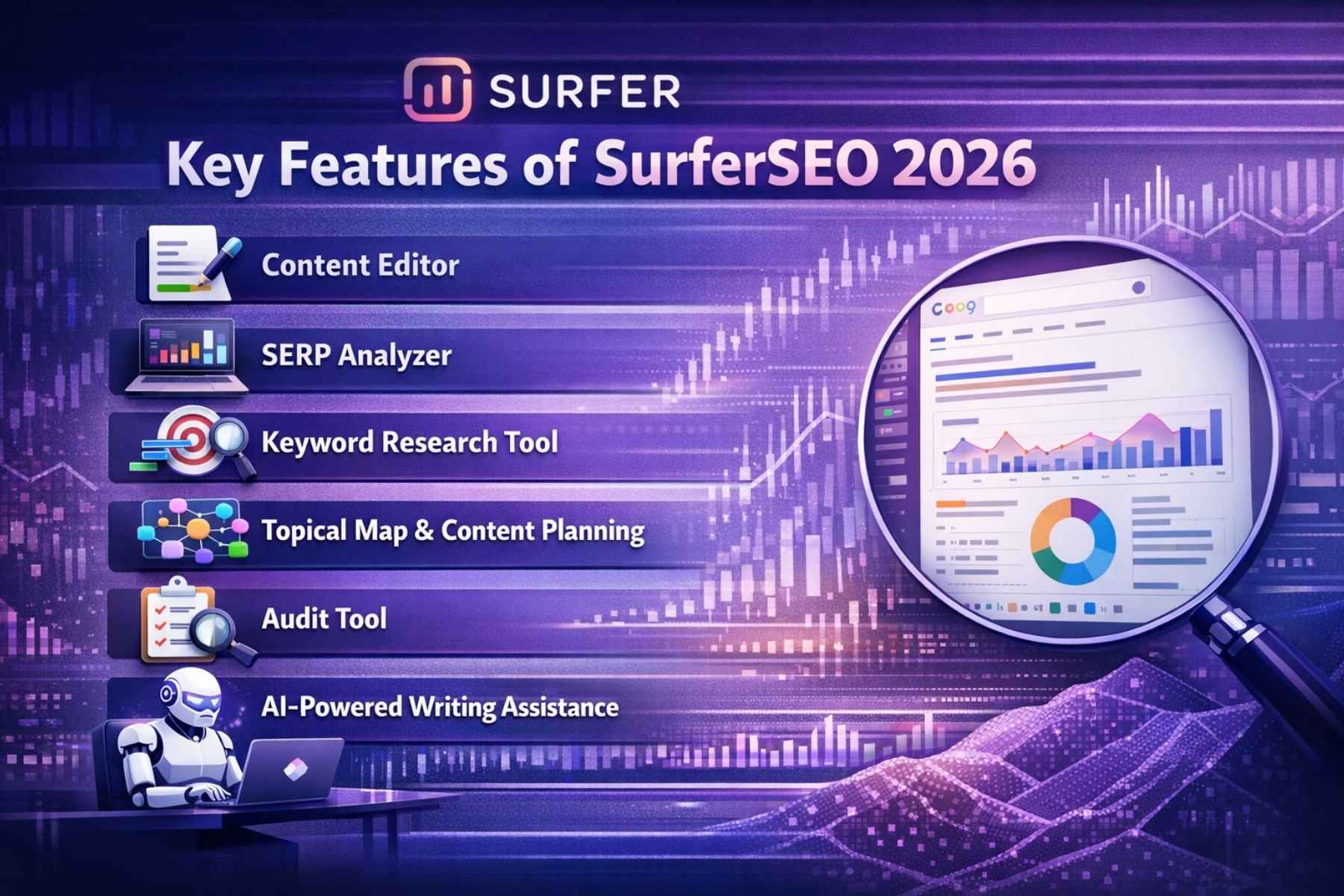 Key Features of SurferSEO 2026
