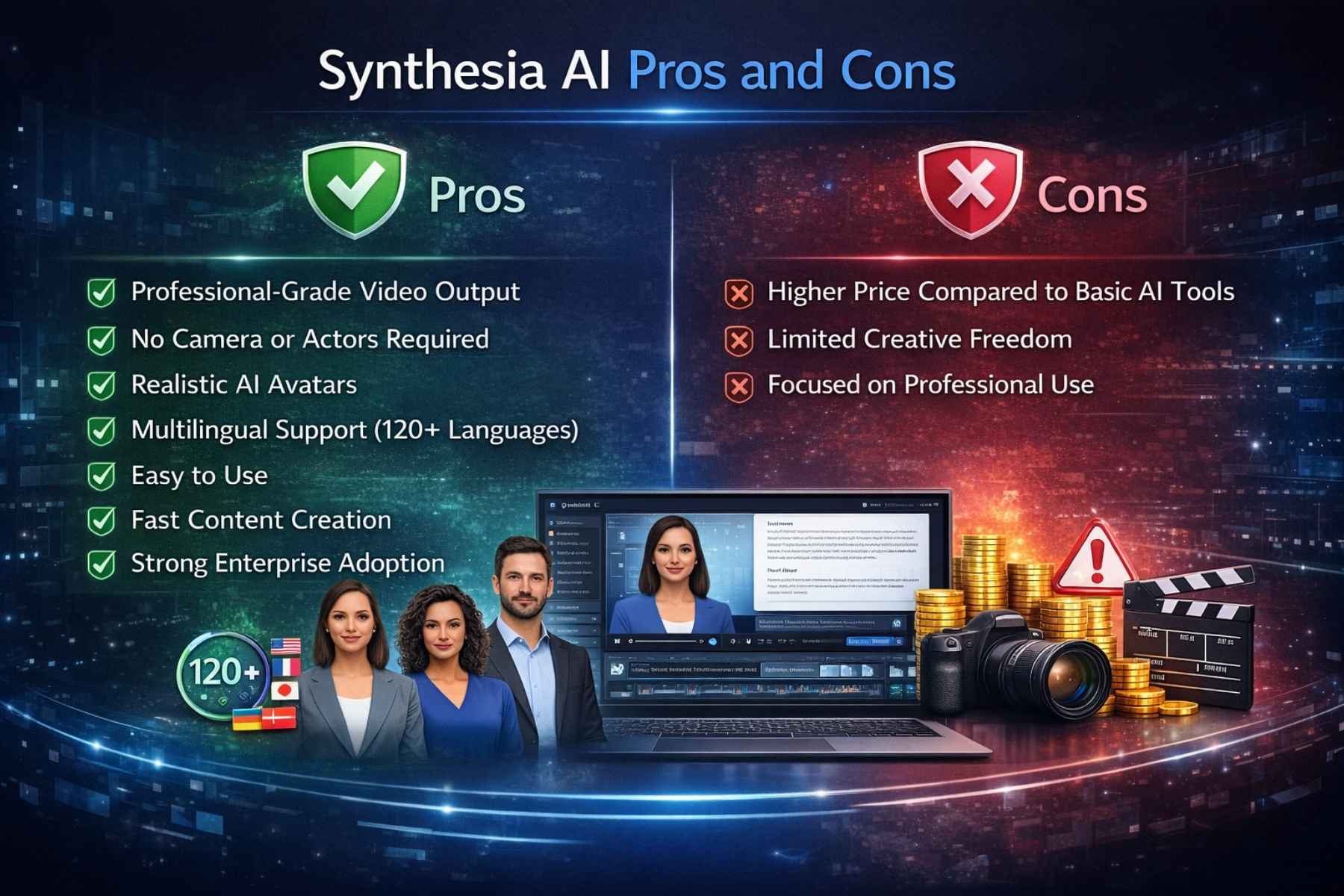 Synthesia AI Pros and Cons