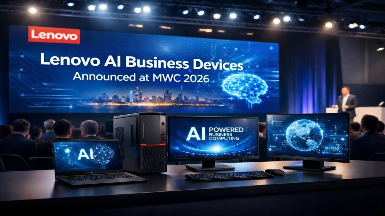 Lenovo AI Business Devices Announced at MWC 2026