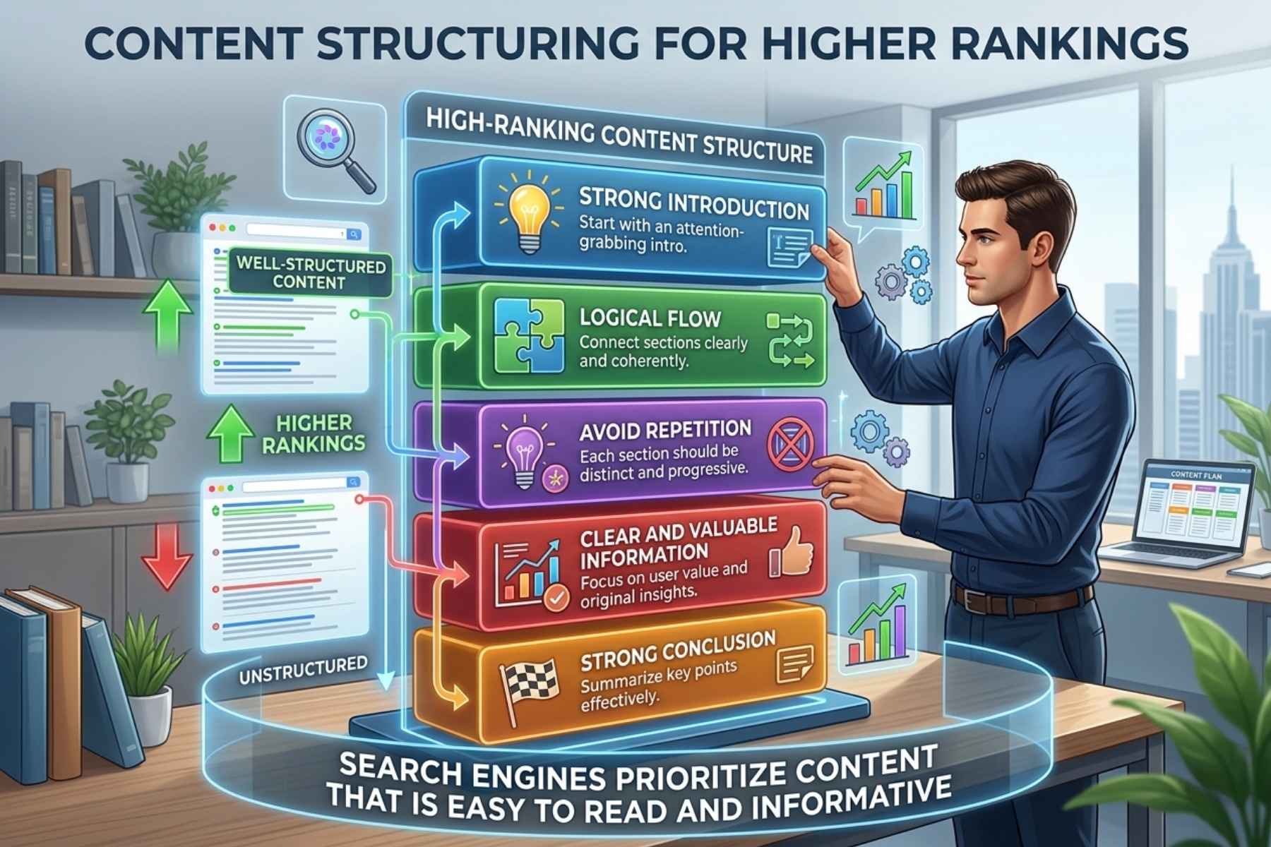 Content Structuring for Higher Rankings