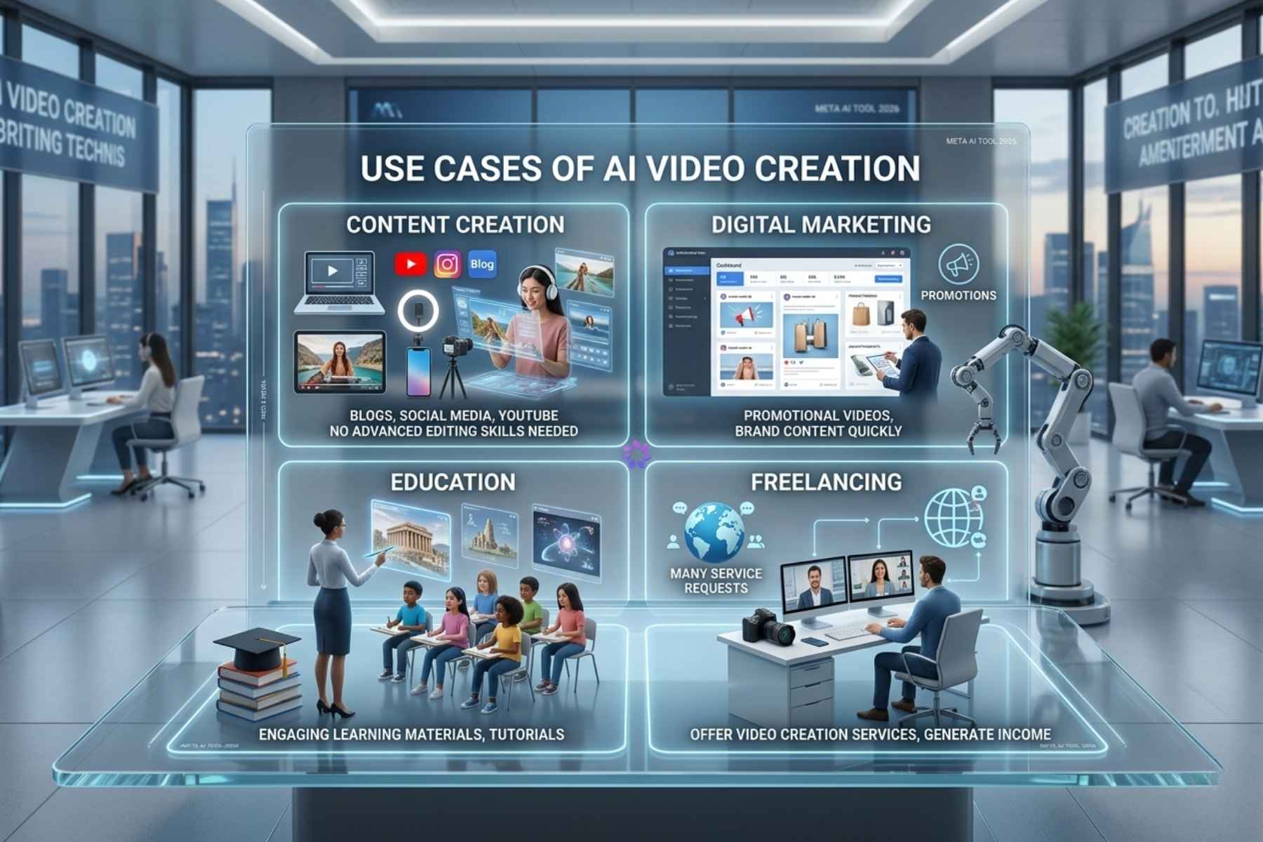 Use Cases of AI Video Creation