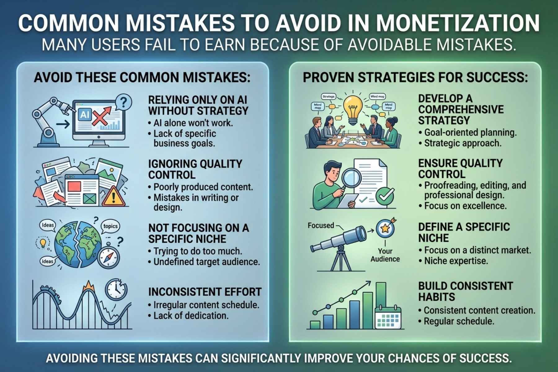 Common Mistakes to Avoid in Monetization
