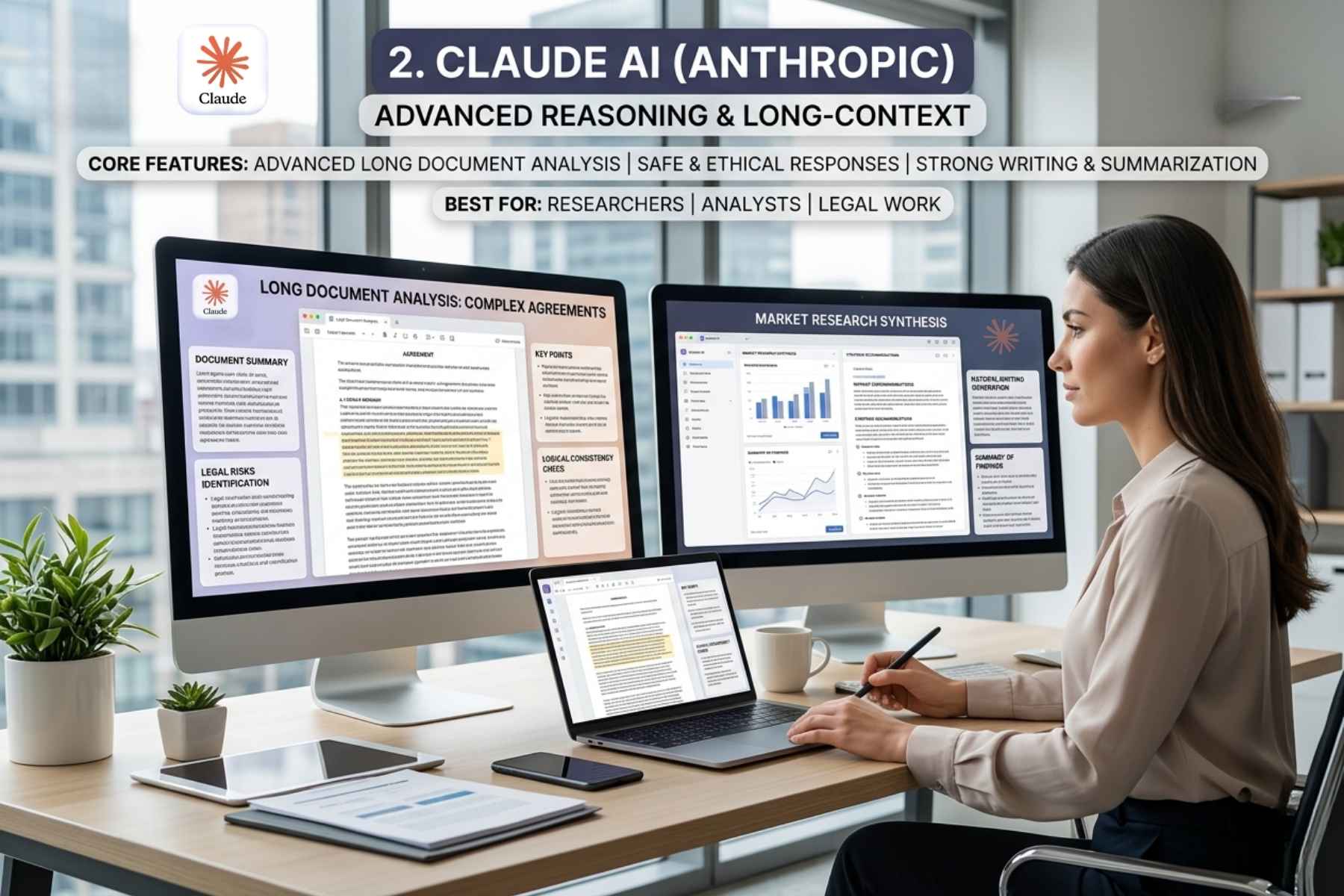 2. Claude AI (Anthropic)