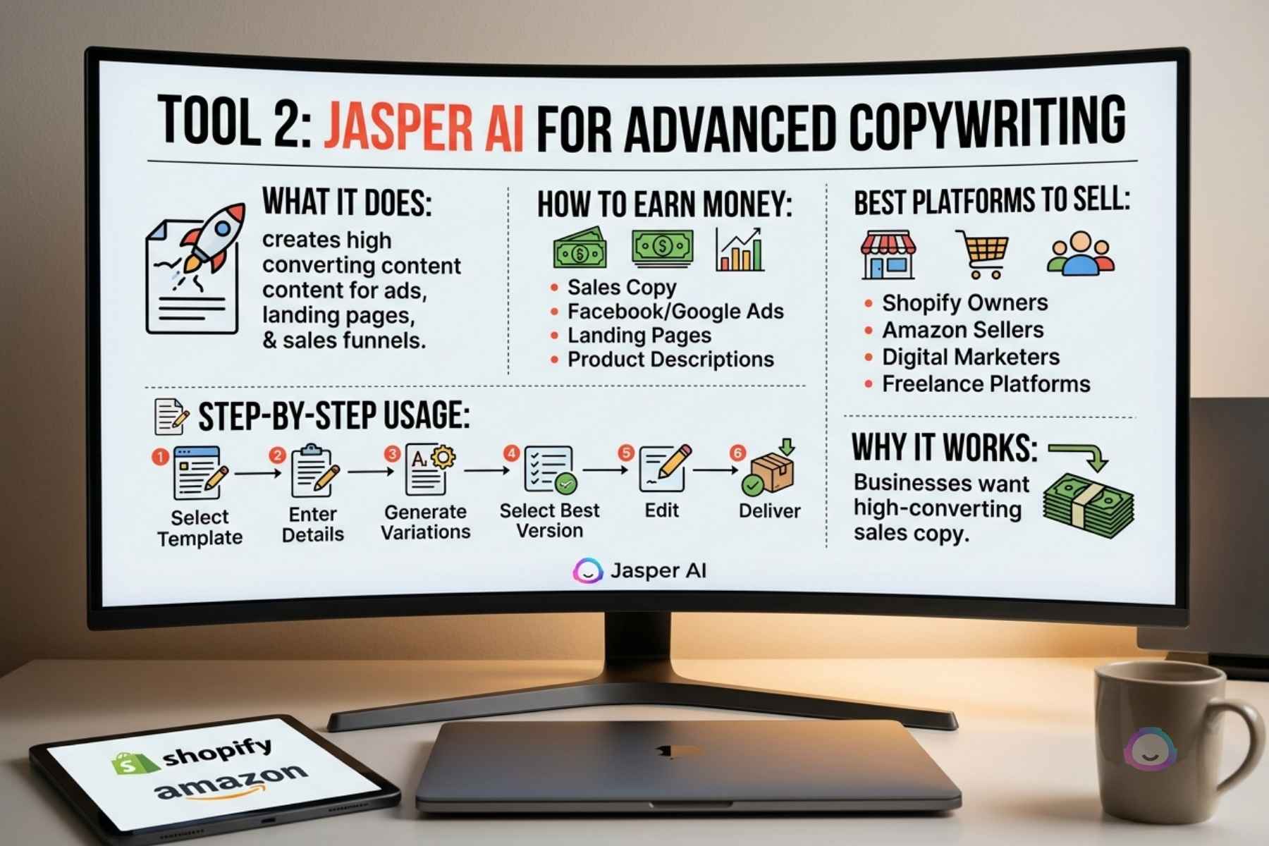 Tool 2: Jasper AI for Advanced Copywriting