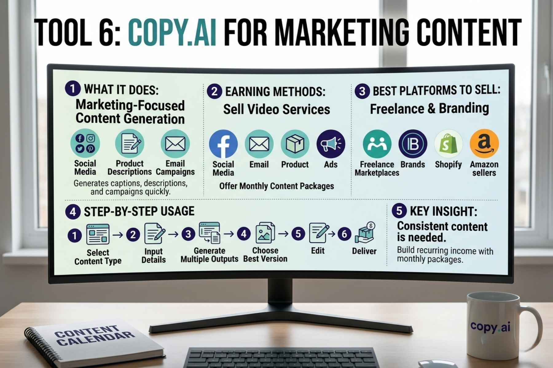 Tool 6: Copy.ai for Marketing Content
